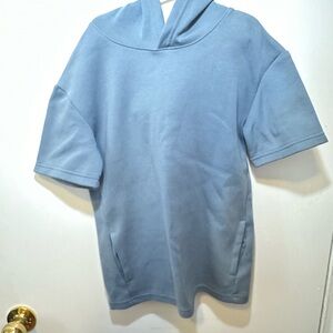 Art Class Blue Hoodie & Shorts 2 Piece Set